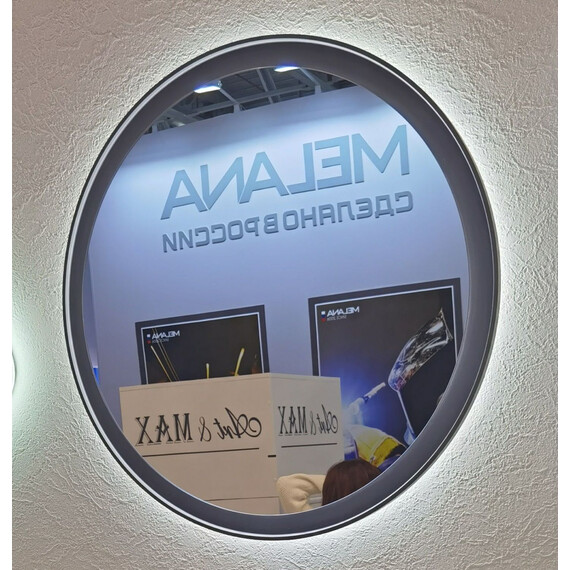 Зеркало Art&Max Napoli 100 см AM-Nap-1000-DS-F-Grey, тёмно-серый фото 6