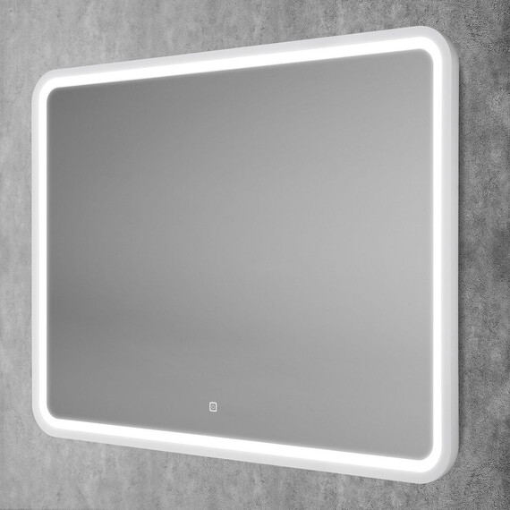 Зеркало Art&Max Genova 100 см AM-Gen-1000-800-DS-F-White фото 3