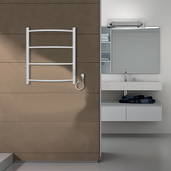 Полотенцесушитель электрический Azario Verona П4 500x600 мм AZ04856W фото 5