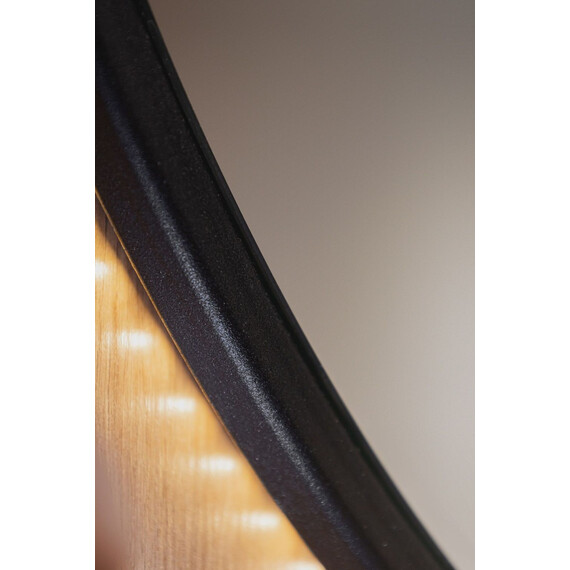 Зеркало Art&Max Asti 80 см AM-Ast-800-DS-FNC-Nero, чёрный фото 5