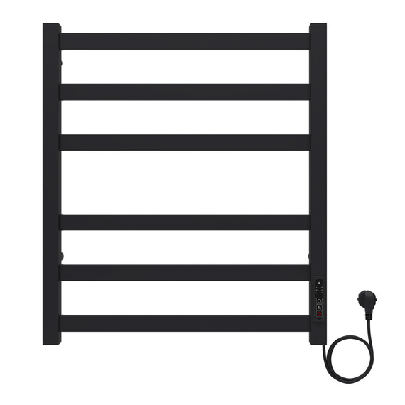 Полотенцесушитель электрический Azario Palermo П6 500x600 мм AZ83856B фото 2