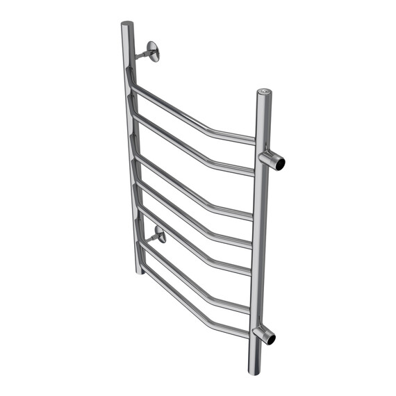 Полотенцесушитель водяной Azario Ravenna с боковым подводом П7 500x800 мм AZ07558 фото 2