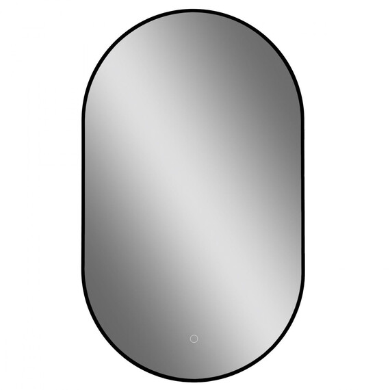 Зеркало Art&Max Torino 60 см AM-Tor-600-1000-DS-Nero, чёрный фото 4