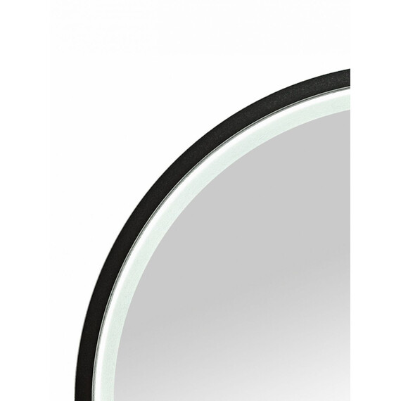 Зеркало Art&Max Livorno 60 см AM-Liv-600-DS-F-Nero, чёрный фото 4