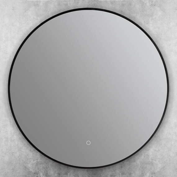 Зеркало Art&Max Sanremo 70 см AM-San-700-DS-F-Nero, чёрный фото 2