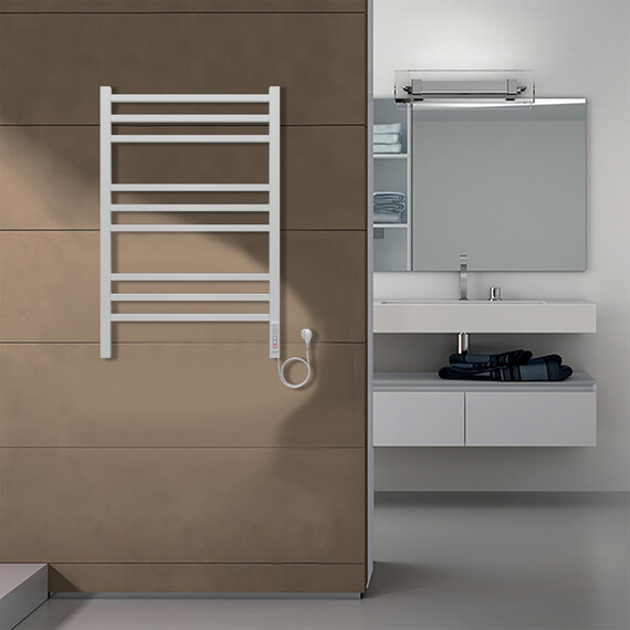 Полотенцесушитель электрический Azario Ancona П9 500x800 мм AZ71858W фото 5