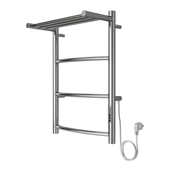 Полотенцесушитель электрический Azario Verona с полкой П4 400x600 мм AZ04846P фото 