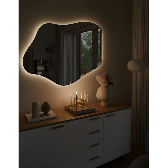 Зеркало Art&Max Como 80 см AM-Com-800-1000-DS-F фото 5