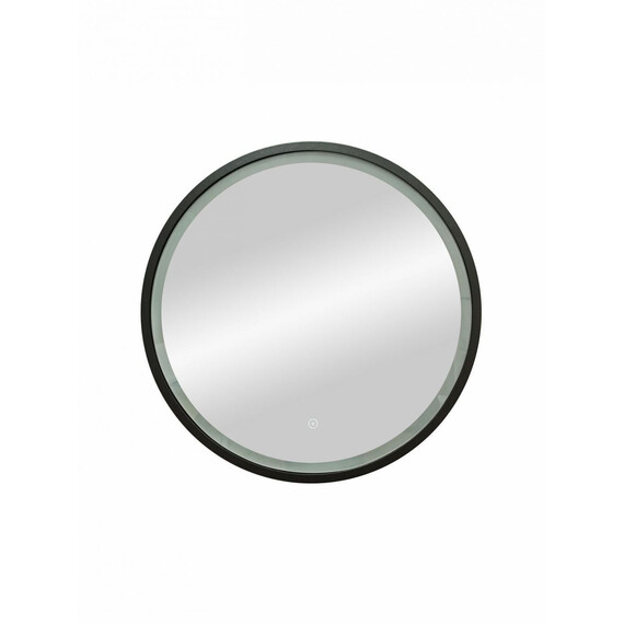 Зеркало Art&Max Livorno 60 см AM-Liv-600-DS-F-Nero, чёрный фото 2