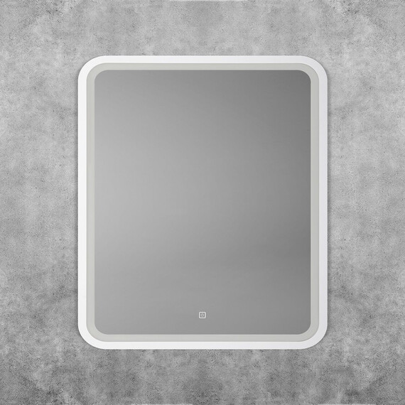 Зеркало Art&Max Genova 60 см AM-Gen-600-800-DS-F-White фото 2