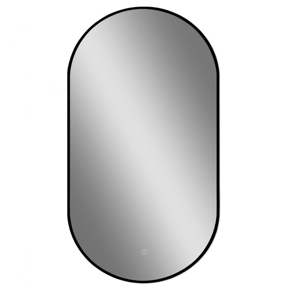 Зеркало Art&Max Torino 50 см AM-Tor-500-900-DS-F-Nero, чёрный фото 4