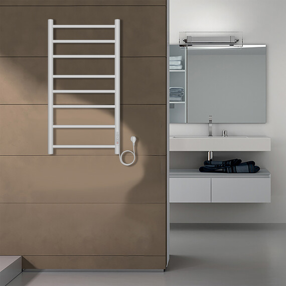 Полотенцесушитель электрический Azario Parma П8 400x800 мм AZ10848W фото 5