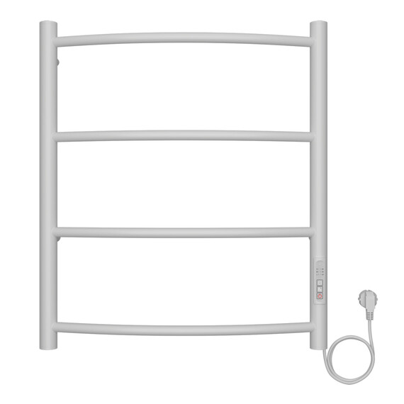 Полотенцесушитель электрический Azario Verona П4 500x600 мм AZ04856W фото 2