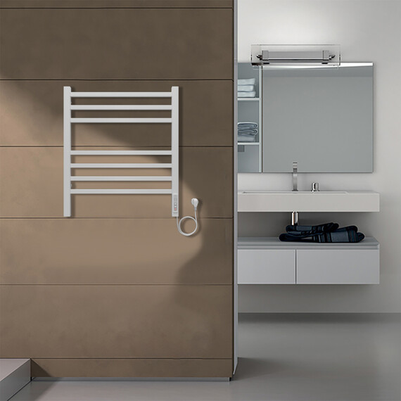 Полотенцесушитель электрический Azario Ancona П7 500x600 мм AZ71856W фото 5