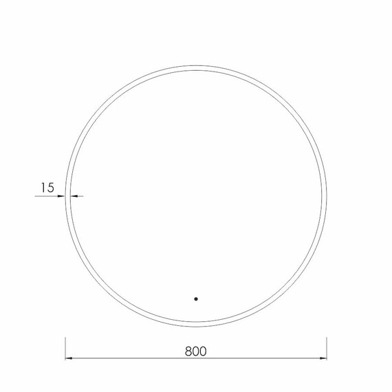 Зеркало Art&Max Asti 80 см AM-Ast-800-DS-FNC-Gold, золото фото 9
