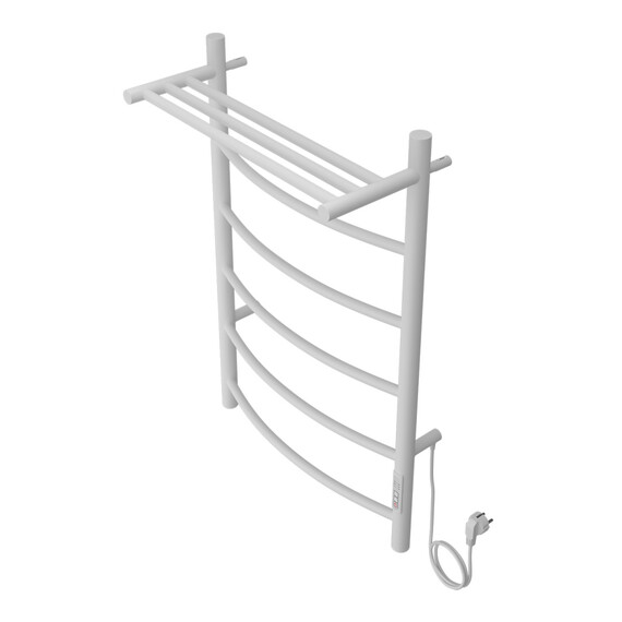 Полотенцесушитель электрический Azario Verona с полкой П6 500x800 мм AZ04858PW фото 2