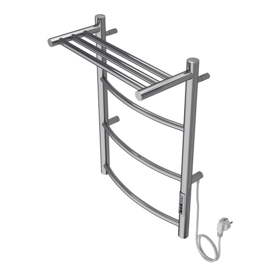 Полотенцесушитель электрический Azario Verona с полкой П4 400x600 мм AZ04846P фото 2