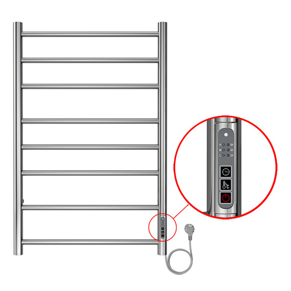 Полотенцесушитель электрический Azario Parma П8 500x800 мм AZ10858 фото 4