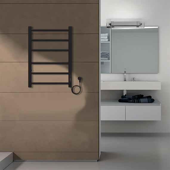 Полотенцесушитель электрический Azario Parma П6 400x600 мм AZ10846B фото 5