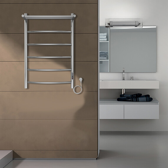 Полотенцесушитель электрический Azario Verona с полкой П6 500x800 мм AZ04858P фото 5