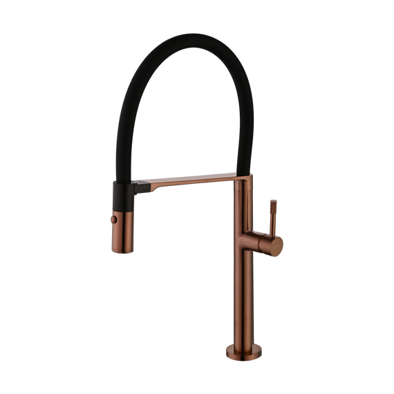 Смеситель для кухни Boheme Kitchen 114-BRB, брашированная бронза фото 