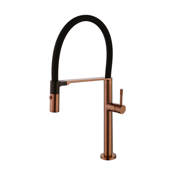 Смеситель для кухни Boheme Kitchen 114-CB, брашированная медь фото 
