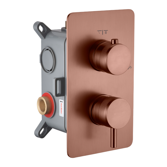 Смеситель для душа Boheme Cell 135-2-BRB (со скрытой частью) бронза брашированная фото 