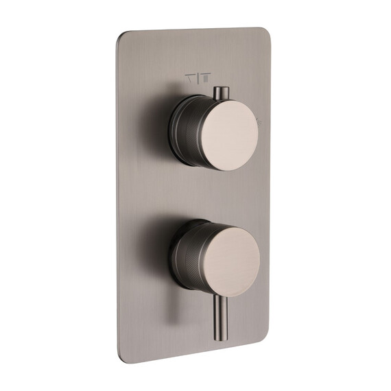 Смеситель для душа Boheme Cell 135-2-GM (со скрытой частью) графит фото 