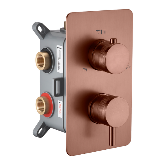 Смеситель для ванны Boheme Cell 135-3-BRB (со скрытой частью) бронза брашированная фото 