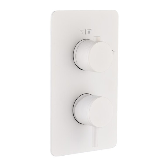 Смеситель для ванны Boheme Cell 135-3-MW (со скрытой частью) белый матовый фото 