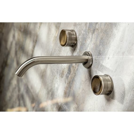 Смеситель для раковины настенный Boheme Prestige 152-2-NB-PR, никель фото 3