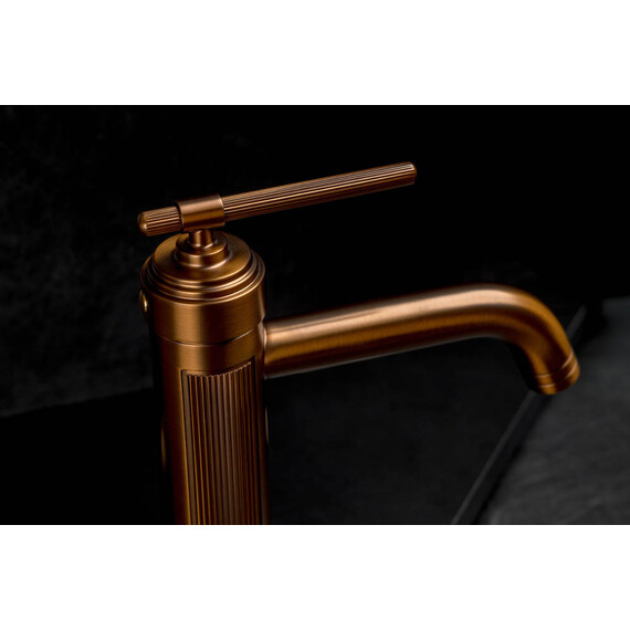 Смеситель для раковины Boheme Eterna 171-BRB, бронза брашированная фото 3