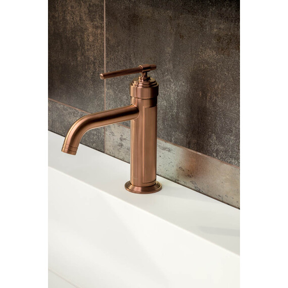 Смеситель для раковины Boheme Eterna 171-CB, медь брашированная фото 5