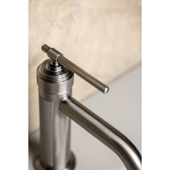 Смеситель для раковины Boheme Eterna 171-GM, графит фото 5