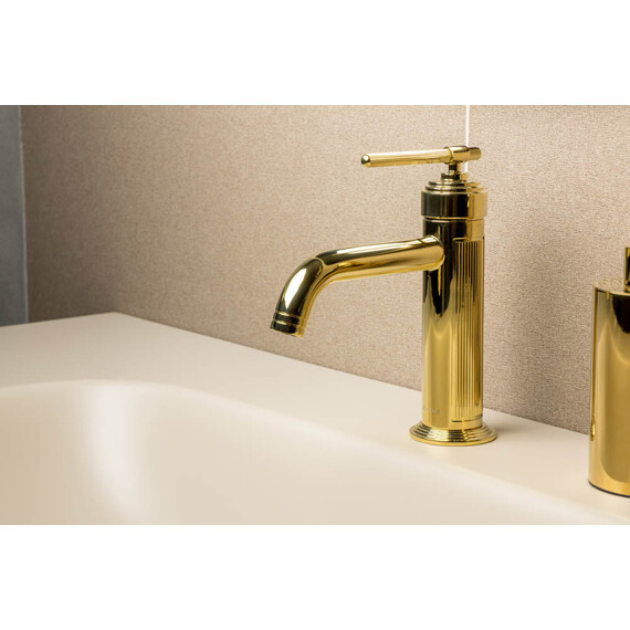 Смеситель для раковины Boheme Eterna 171-G, золото фото 3