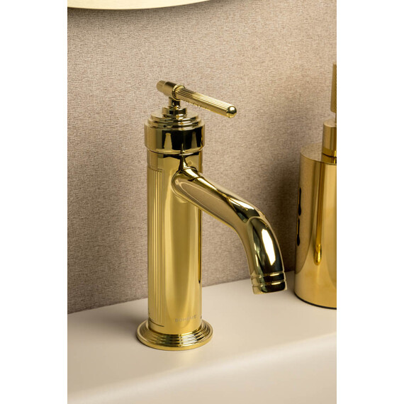 Смеситель для раковины Boheme Eterna 171-G, золото фото 5