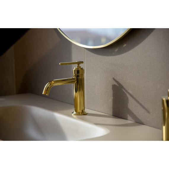 Смеситель для раковины Boheme Eterna 171-G, золото фото 6