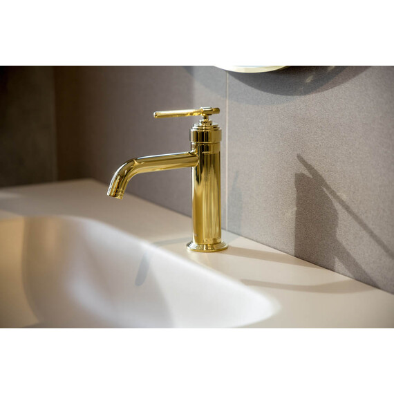 Смеситель для раковины Boheme Eterna 171-G, золото фото 7