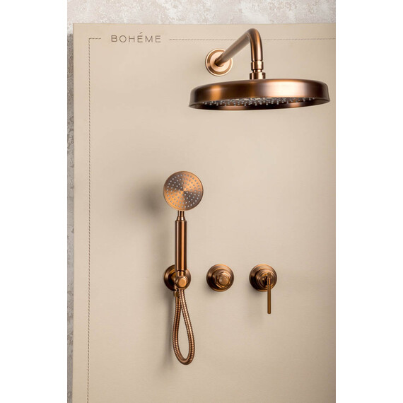 Душевая система для душа Boheme Eterna 174-BRB (со скрытой частью) бронза брашированная фото 3