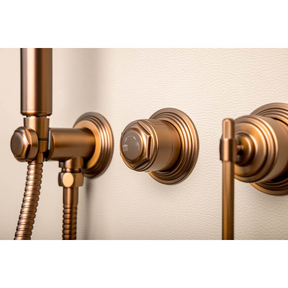 Душевая система для душа Boheme Eterna 174-BRB (со скрытой частью) бронза брашированная фото 6