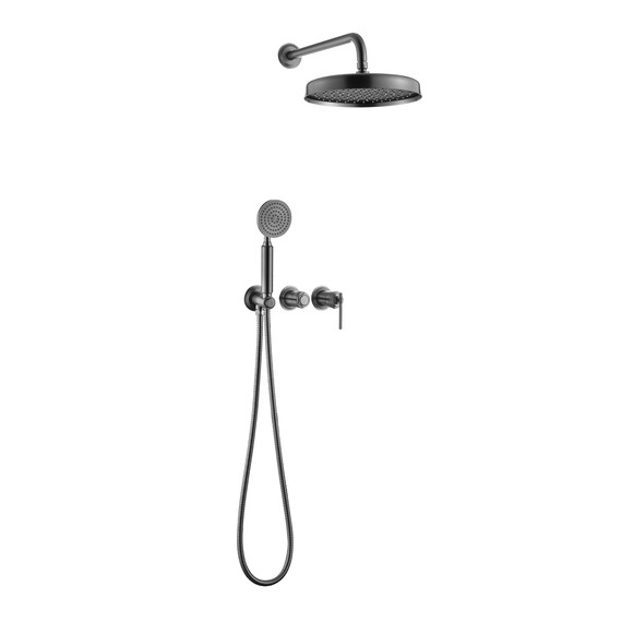 Душевая система для душа Boheme Eterna 174-GM (со скрытой частью) графит фото 