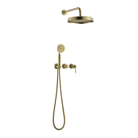 Душевая система для душа Boheme Eterna 174-MG (со скрытой частью) золото матовое фото 