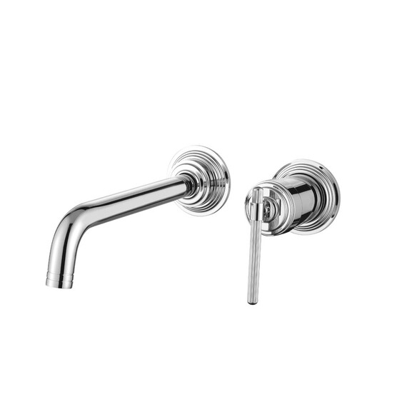 Смеситель для раковины настенный Boheme Eterna 175-CR (со скрытой частью) фото 