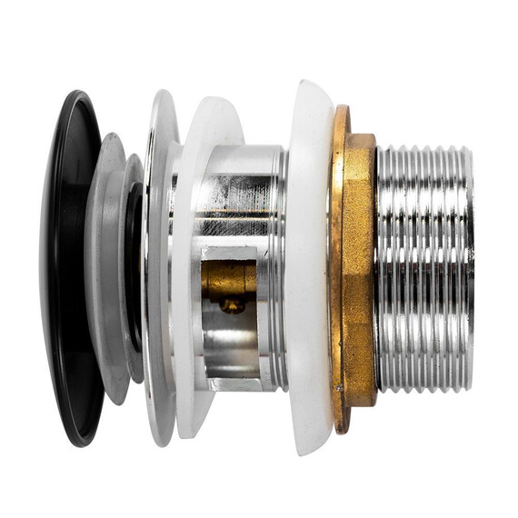 Донный клапан Art&Max AM-DR-BL, чёрный. фото 2