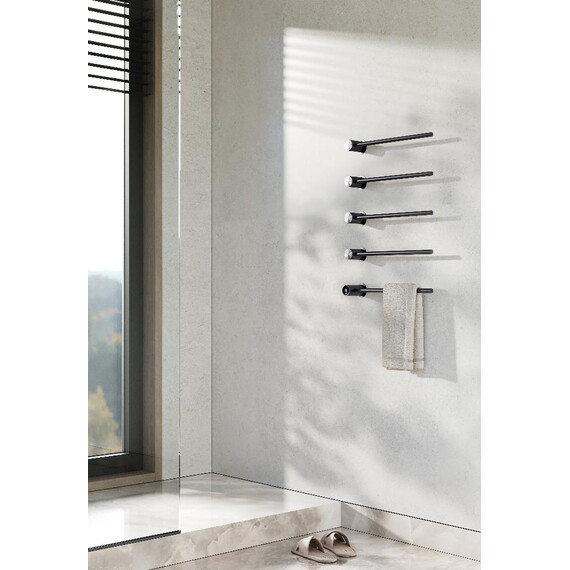 Полотенцесушитель электрический Boheme Stick 450x350 мм 727-GM, графит фото 2