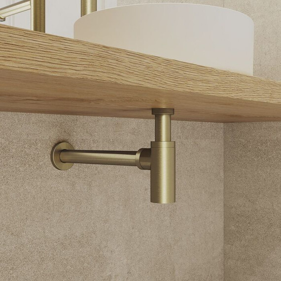 Сифон для умывальника Iddis Optima Home OPTMG00i84, золото матовое фото 2