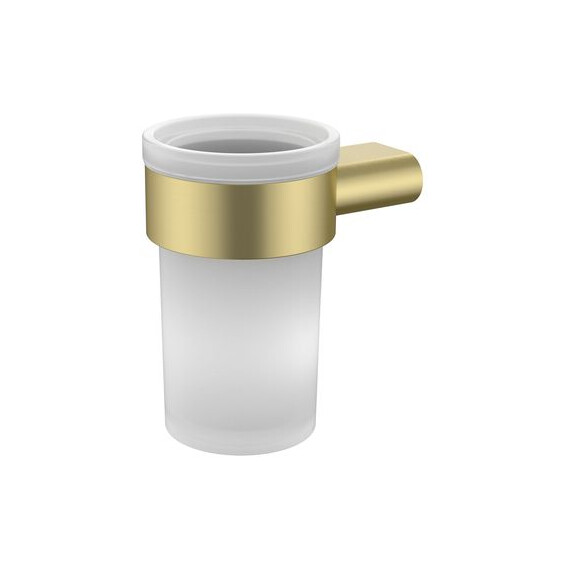 Стакан для зубных щеток Iddis Petite PETG0SGi45, цвет золото матовое фото 