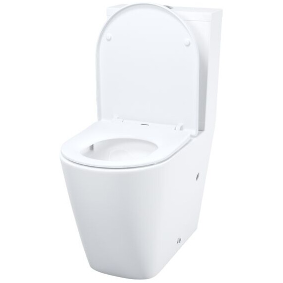 Унитаз-компакт безободковый Iddis Slide SLIRDSEi24 с крышкой микролифт (система смыва Торнадо) фото 2