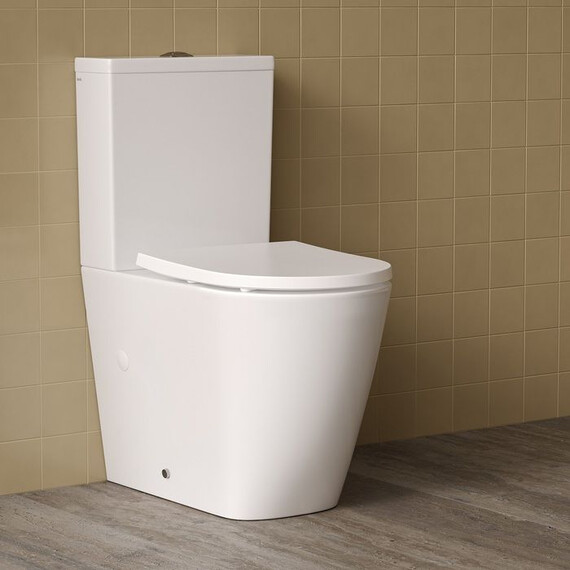 Унитаз-компакт безободковый Iddis Slide SLIRDSEi24 с крышкой микролифт (система смыва Торнадо) фото 4