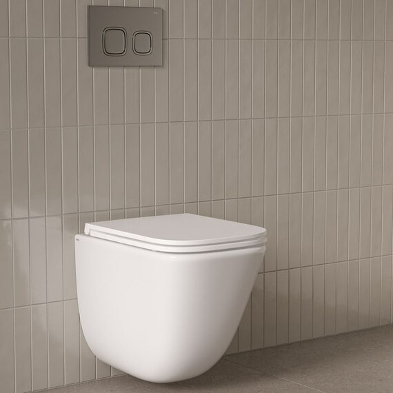 Унитаз подвесной безободковый Iddis Torr TOQFDSEi25 с тонкой крышкой микролифт (система смыва Торнадо) фото 11